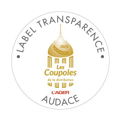 label Transparence Coupoles de l'Audace 2025